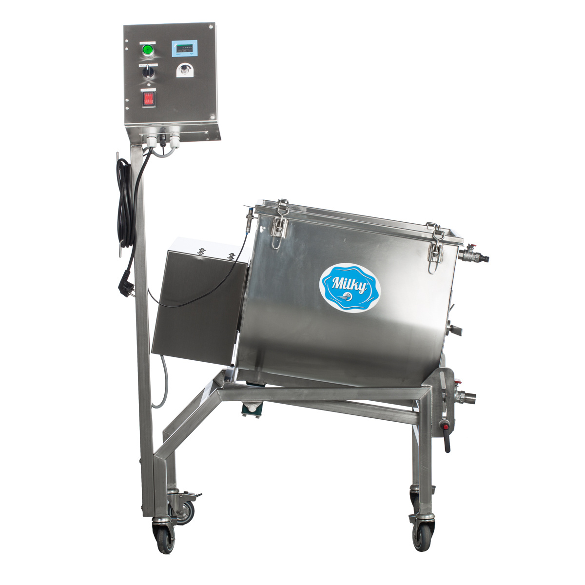 butter churn Milky FJ 55 C with a tilting mechanism