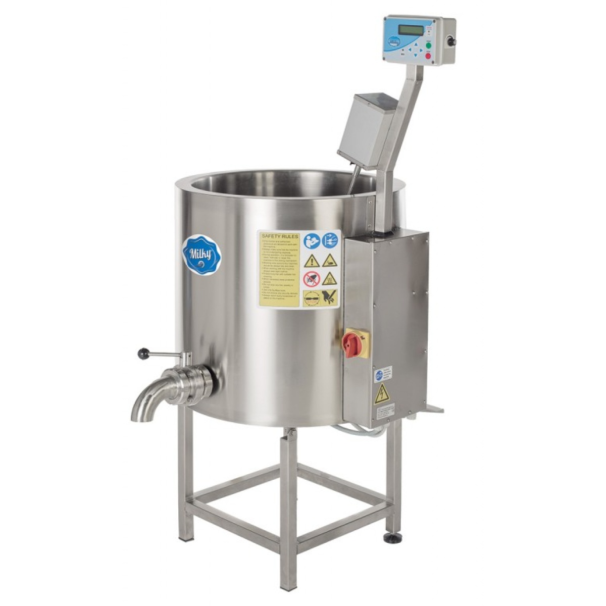 Pasteurizador de Leche, Caldereta para Queso y Yogur Milky FJ 100 PF (400V) - Imagen 2