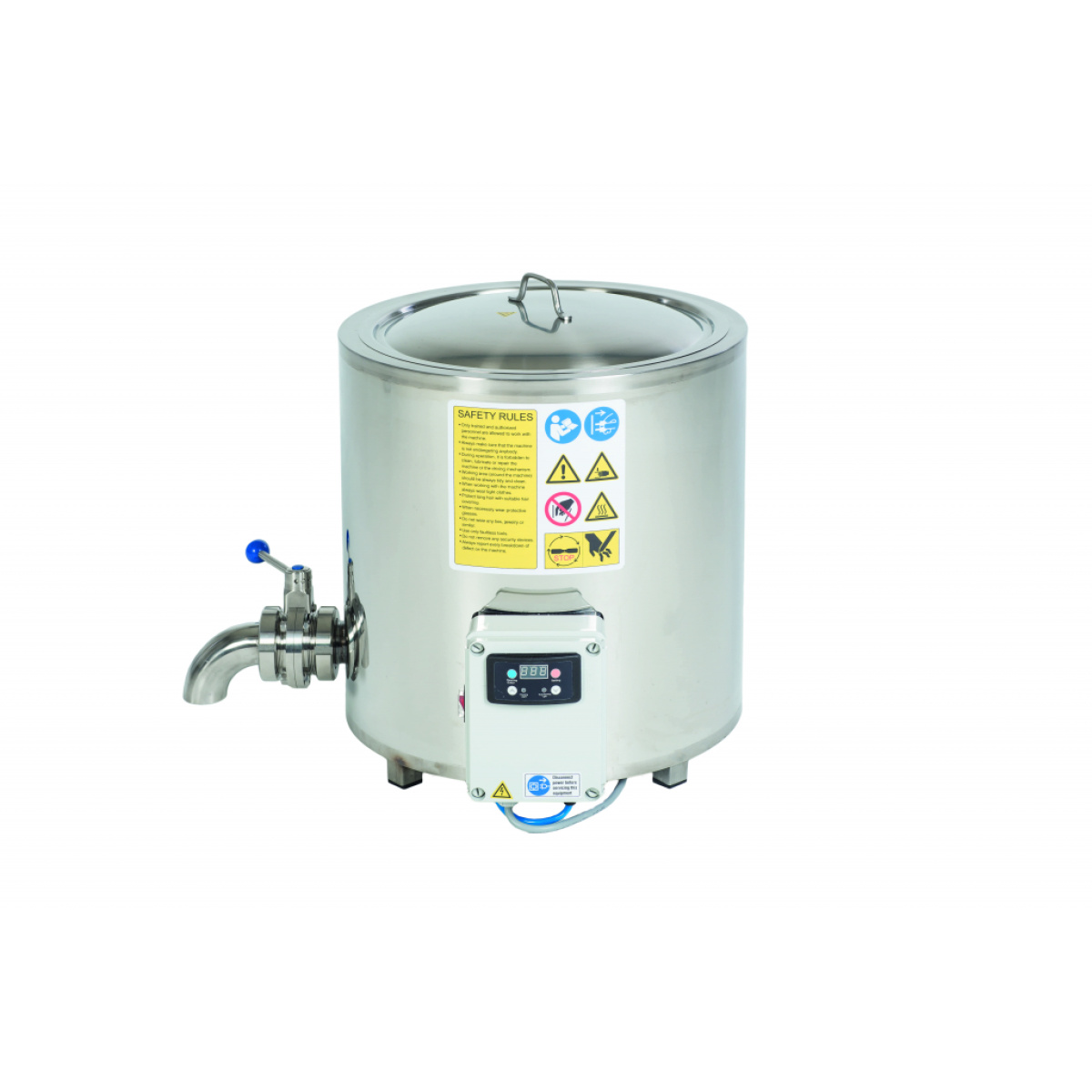 Pasteurizador de Leche, Caldereta para Queso y Yogur Milky FJ 50 E (230V) - Imagen 2