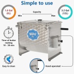 Mantequillera Industrial Manual Milky FJ 32H - Imagen 2