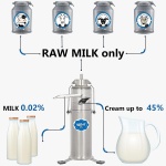 Descremadora de Leche Eléctrica Milky FJ 600 EAR «LONGLIFE» DC (230V) - Imagen 7