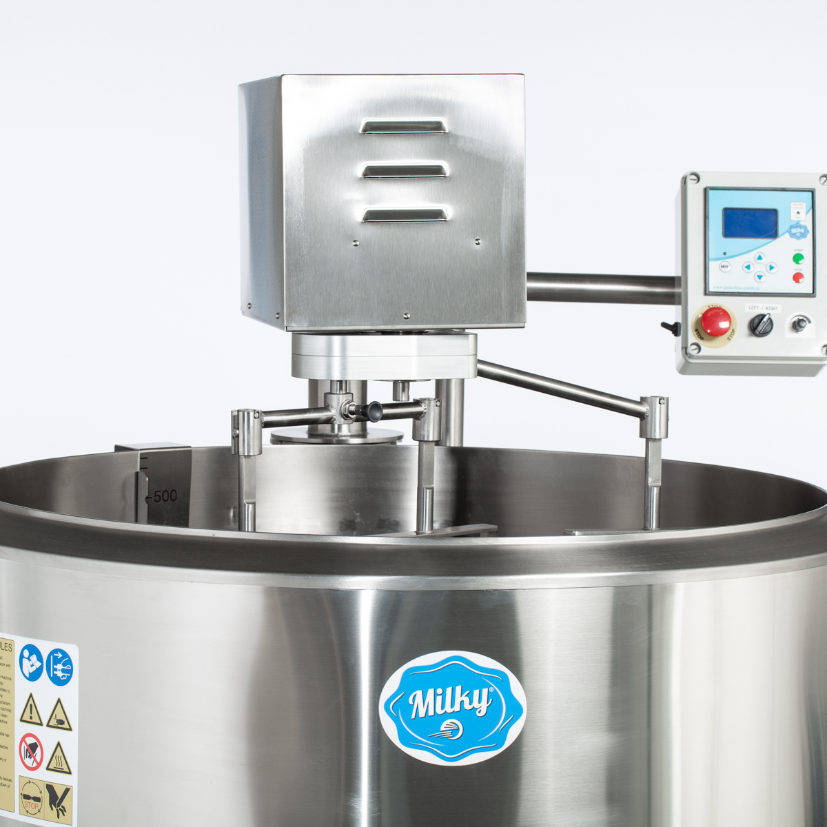 Pasteurizador de Leche, Caldera de Queso y Yogur Milky FJ 500 CT (tipo cerrado, 400V) - Imagen 21