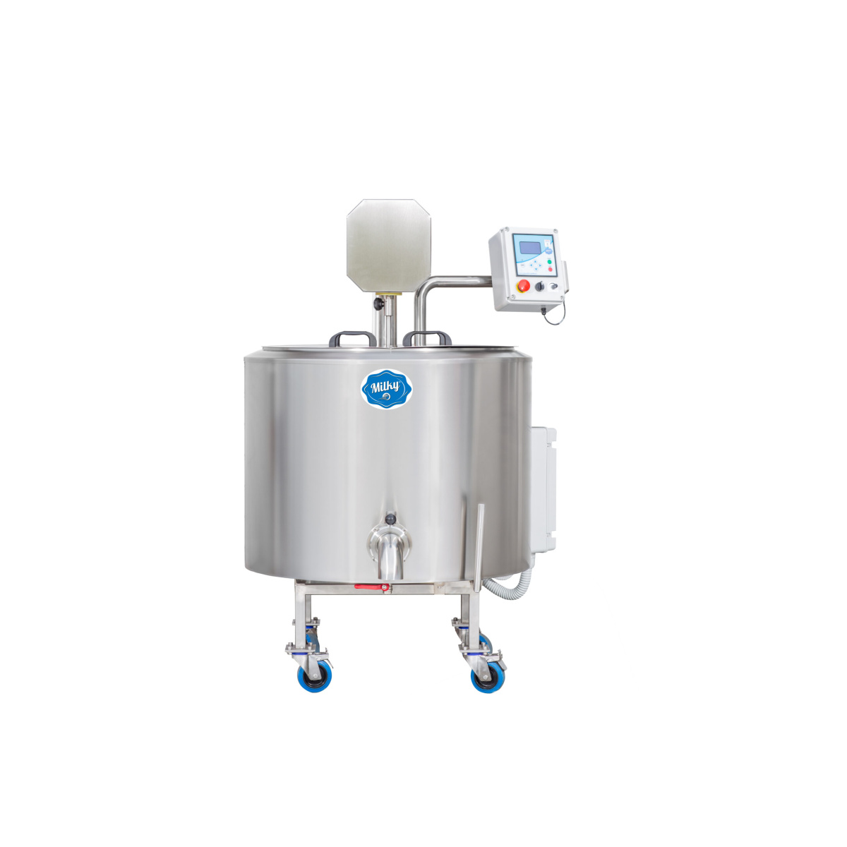 Pasteurizador de Leche, Caldereta para Queso y Yogur Milky FJ 200 OTF (sistema abierto, 400V) - Imagen 2