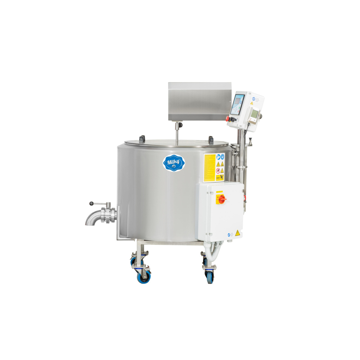 Pasteurizador de Leche, Caldereta para Queso y Yogur Milky FJ 200 OTF (sistema abierto, 400V) - Imagen 3