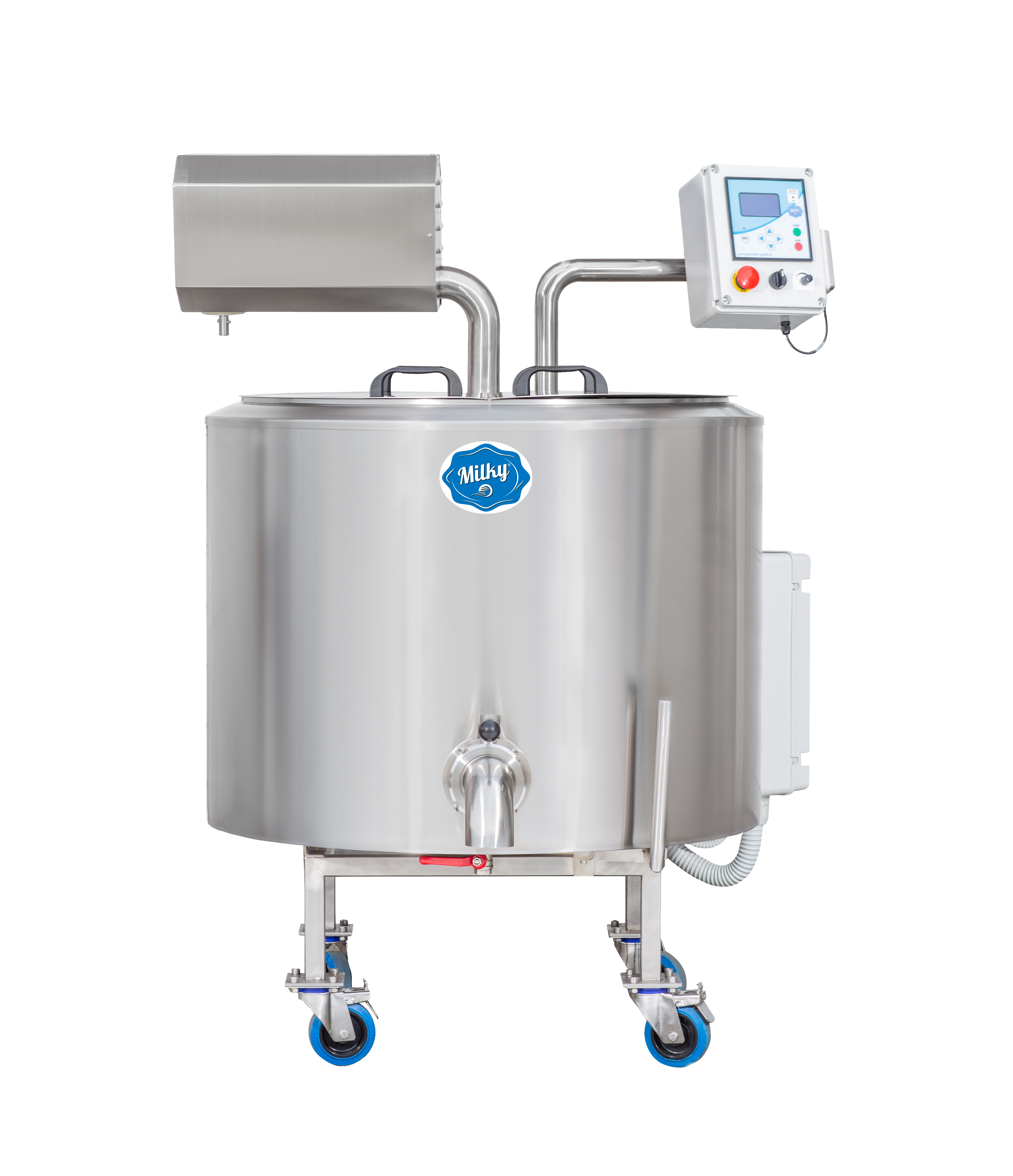 FRONTAL MAIN 4 Pasteurizador de Leche, Caldereta para Queso y Yogur Milky FJ 200 OTF (sistema abierto, 400V) - Imagen 1
