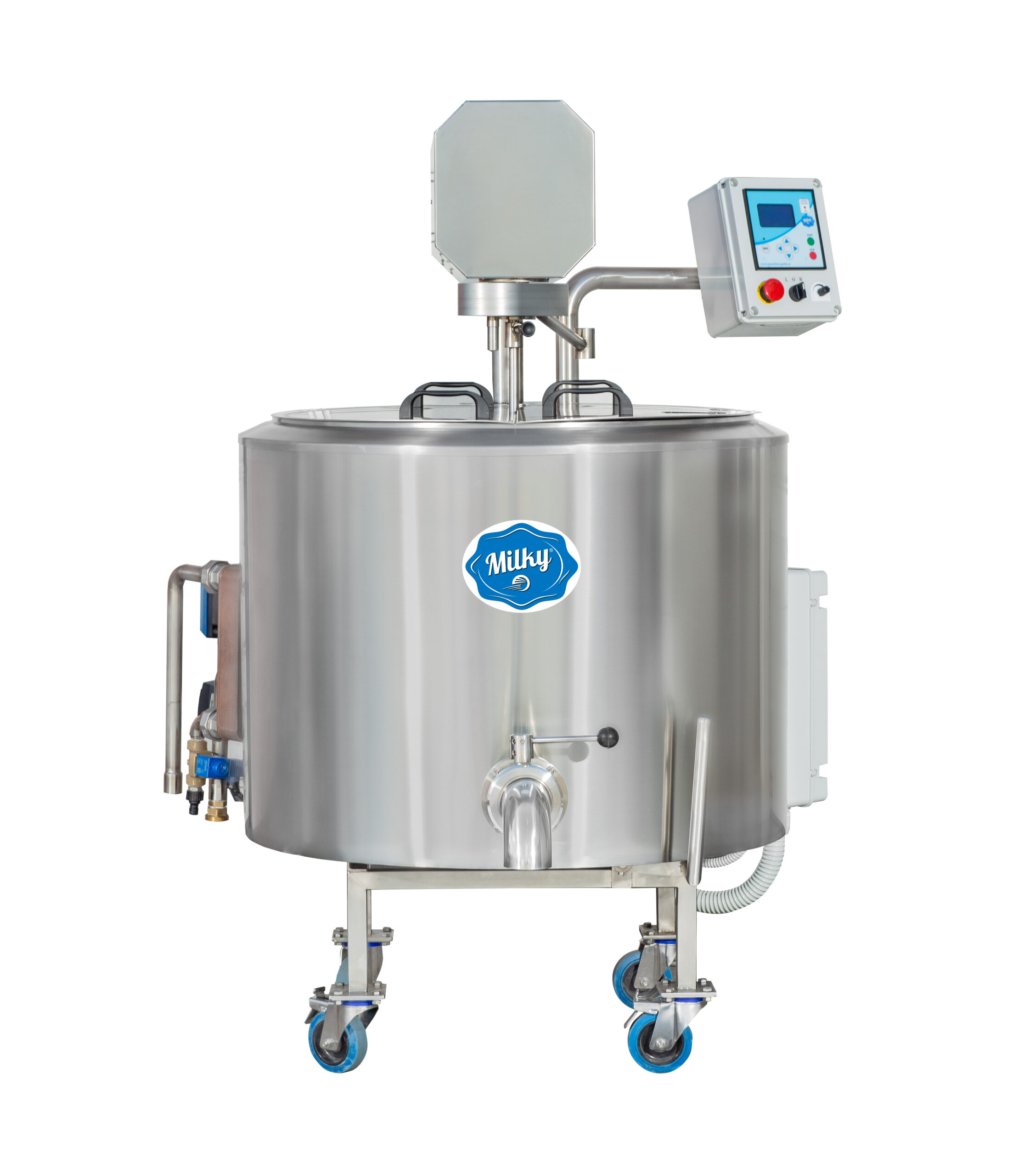 FRONTAL MAIN1 Pasteurizador de Leche, Caldereta para Queso y Yogur Milky FJ 200 CTF (sistema cerrado, 400V) - Imagen 1