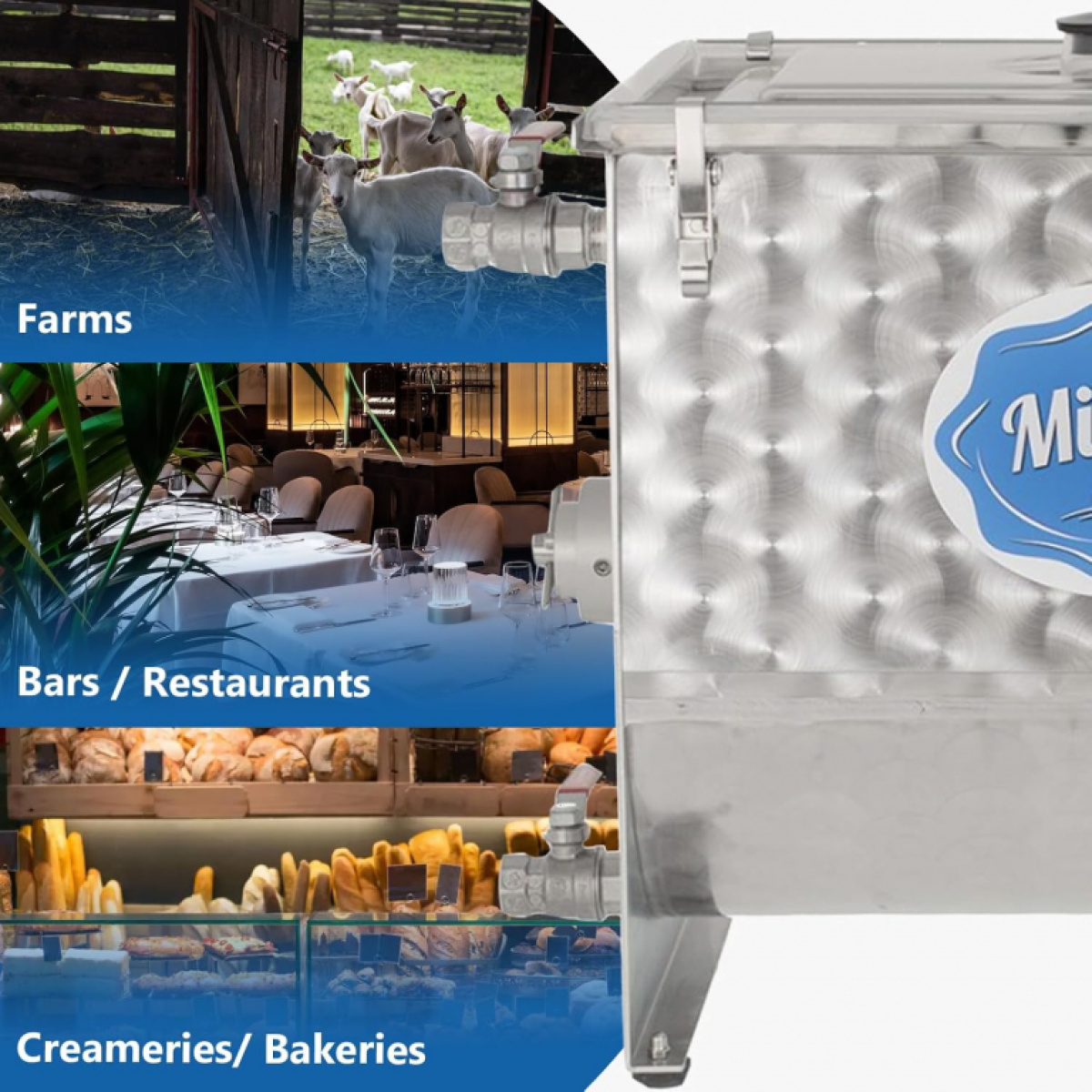 Mantequillera Industrial Eléctrica Milky FJ 32 (115V) - Imagen 9