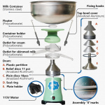 Descremadora de Leche Eléctrica Milky FJ 130 EPR (115V) - Imagen 14
